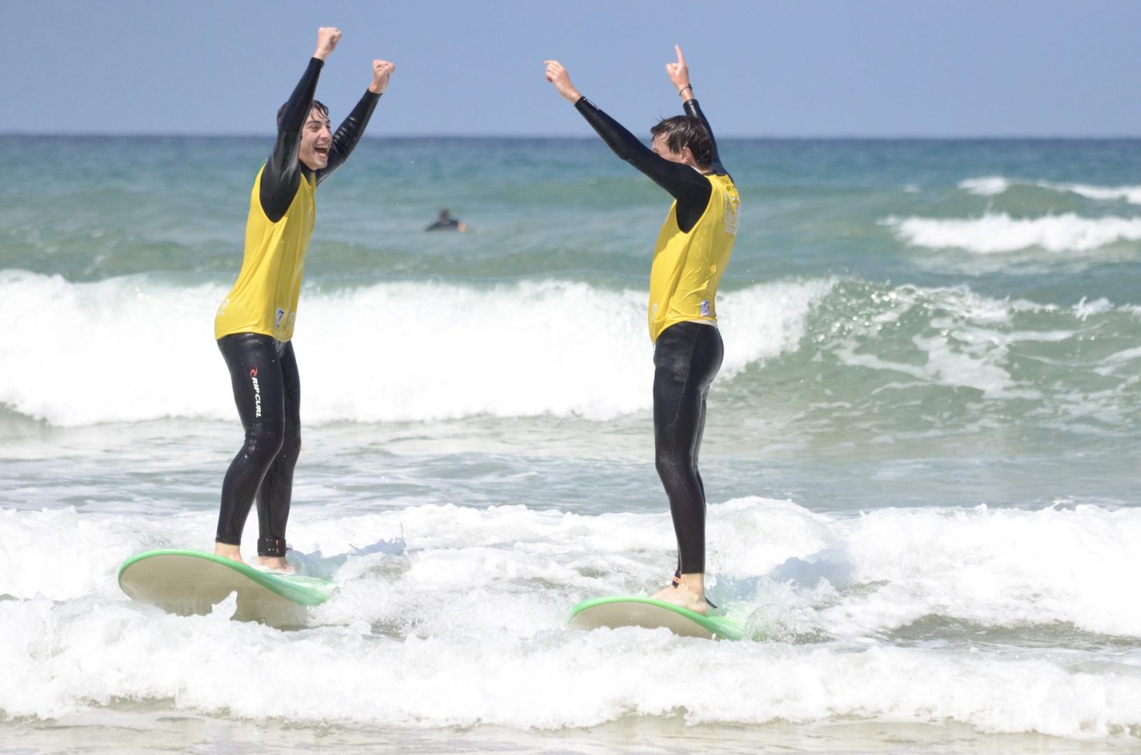 Cours de surf famille