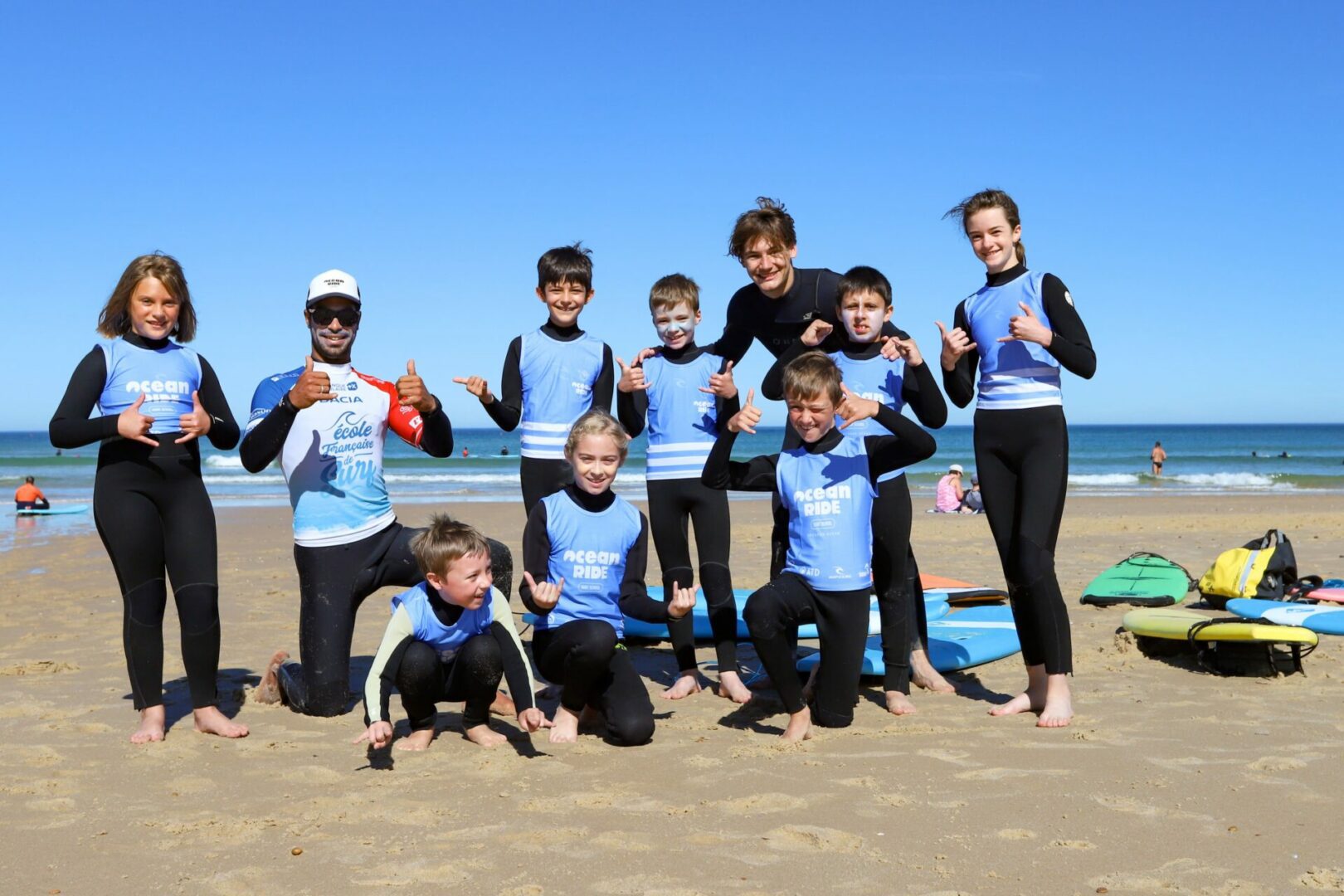 Cours de surf enfants